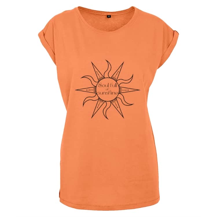T-shirt yoga "Soul full of sunshine"