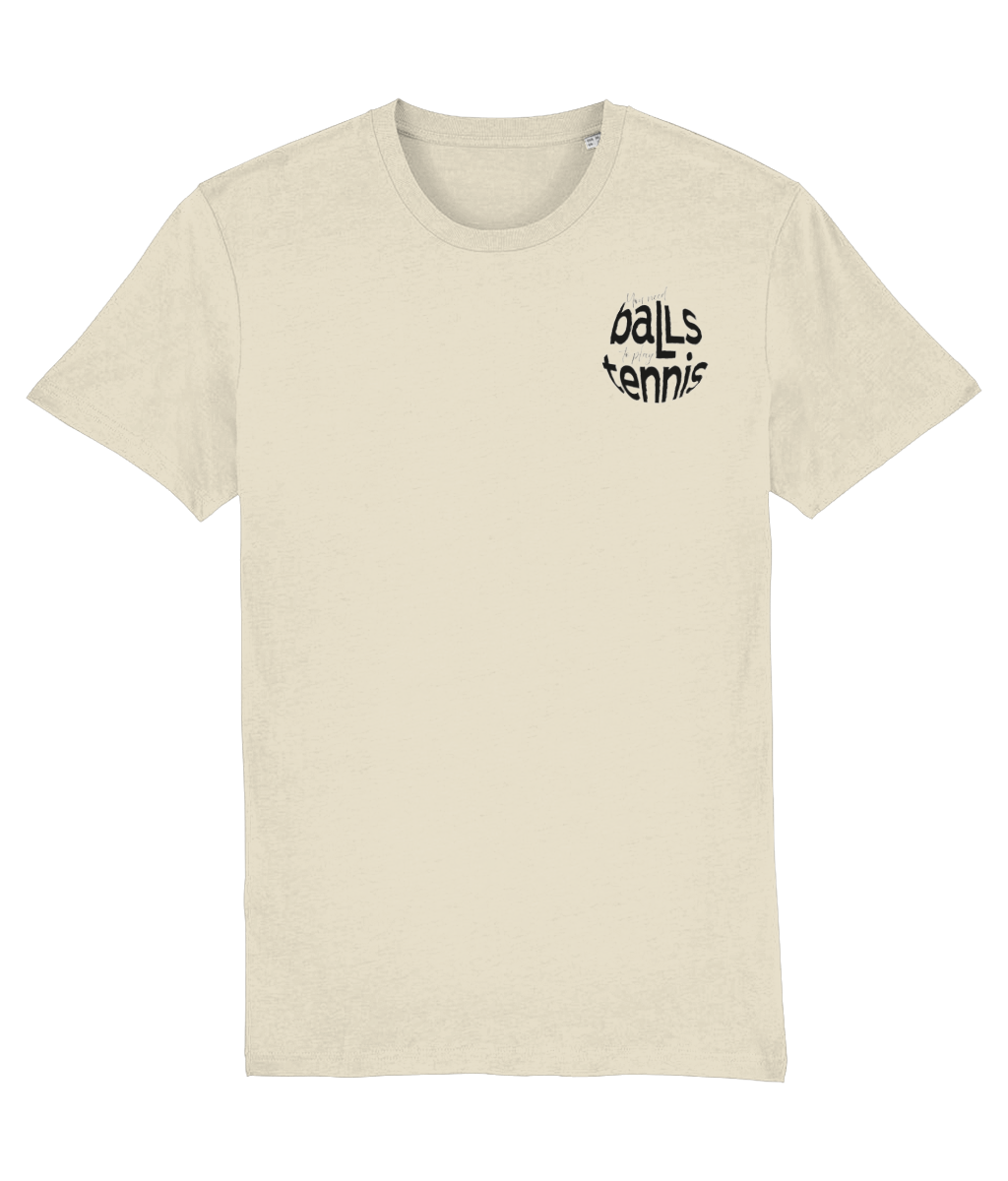 T-shirt "You need balls to play tennis" - Afbeelding 2