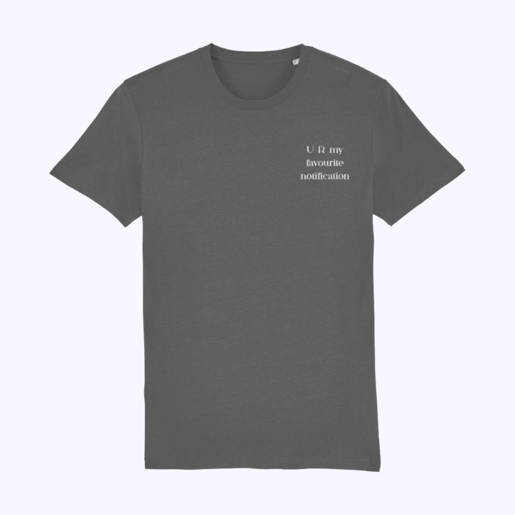 T-shirt "Favourite notification"
