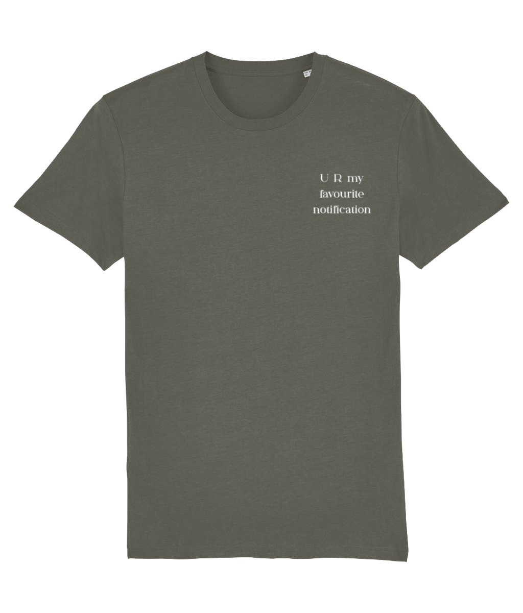T-shirt "Favourite notification" - Afbeelding 4
