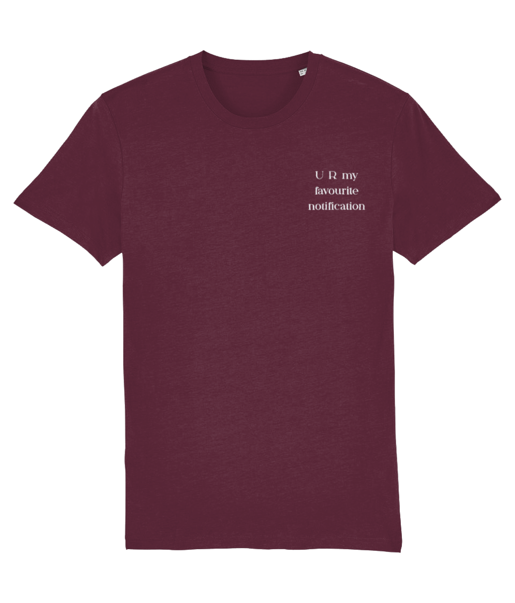 T-shirt "Favourite notification" - Afbeelding 2
